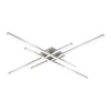 Vega Minor 47-in Brushed Nickel LED Flush Mount