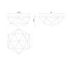 Krysta 12-in Brushed Gold/Opal Glass 2 Lights Flush Mount