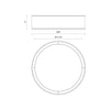 Lyla 20-in Rattan LED Flush Mount