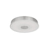 Parker 16-in Brushed Nickel LED Flush Mount