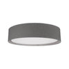 Dalton 20-in Gray LED Flush Mount