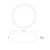 Savile 4-in Black LED Flush Mount