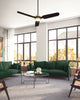 Fremont 60-in Brushed Gold LED Fans