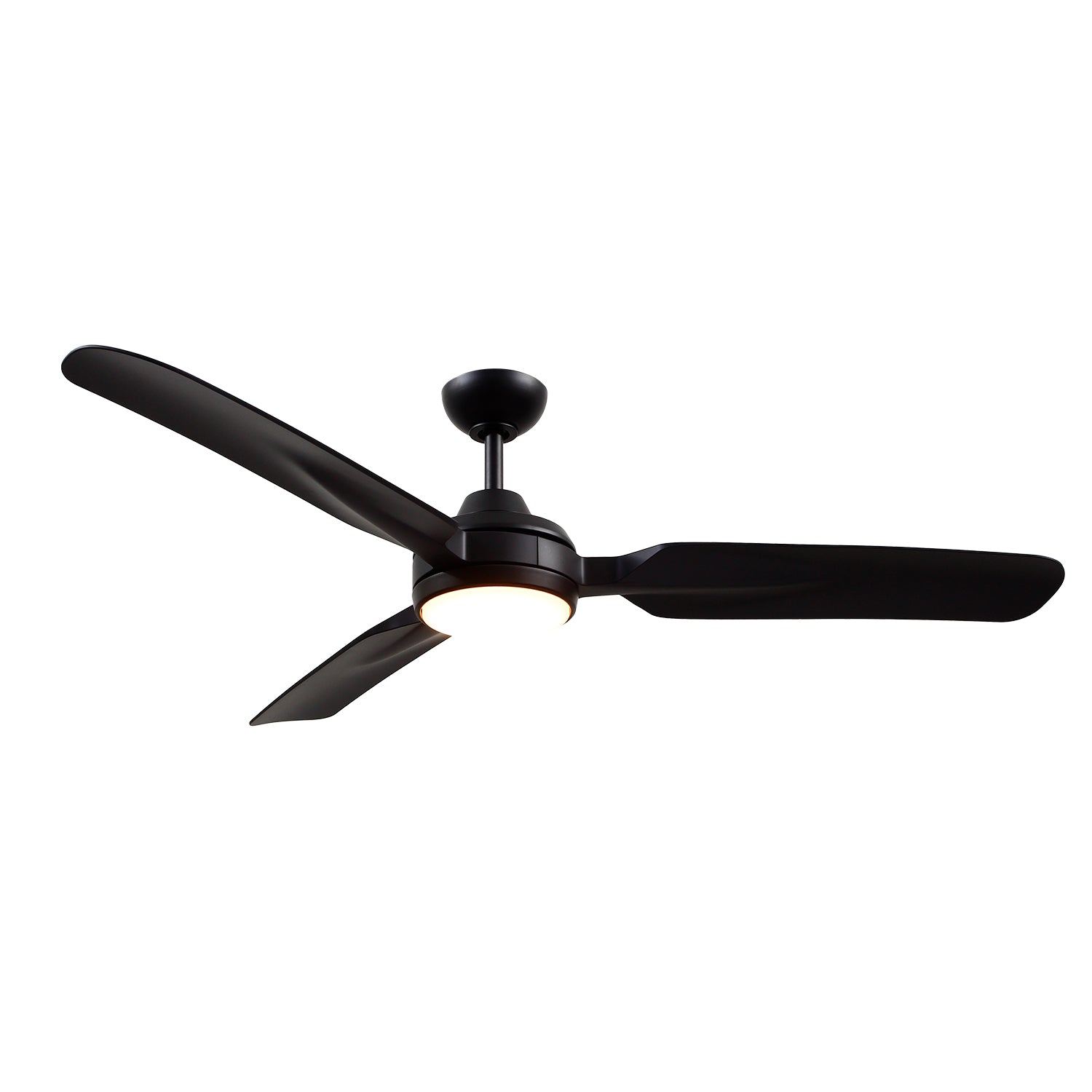 Fremont 60-in Matte Black LED Fans