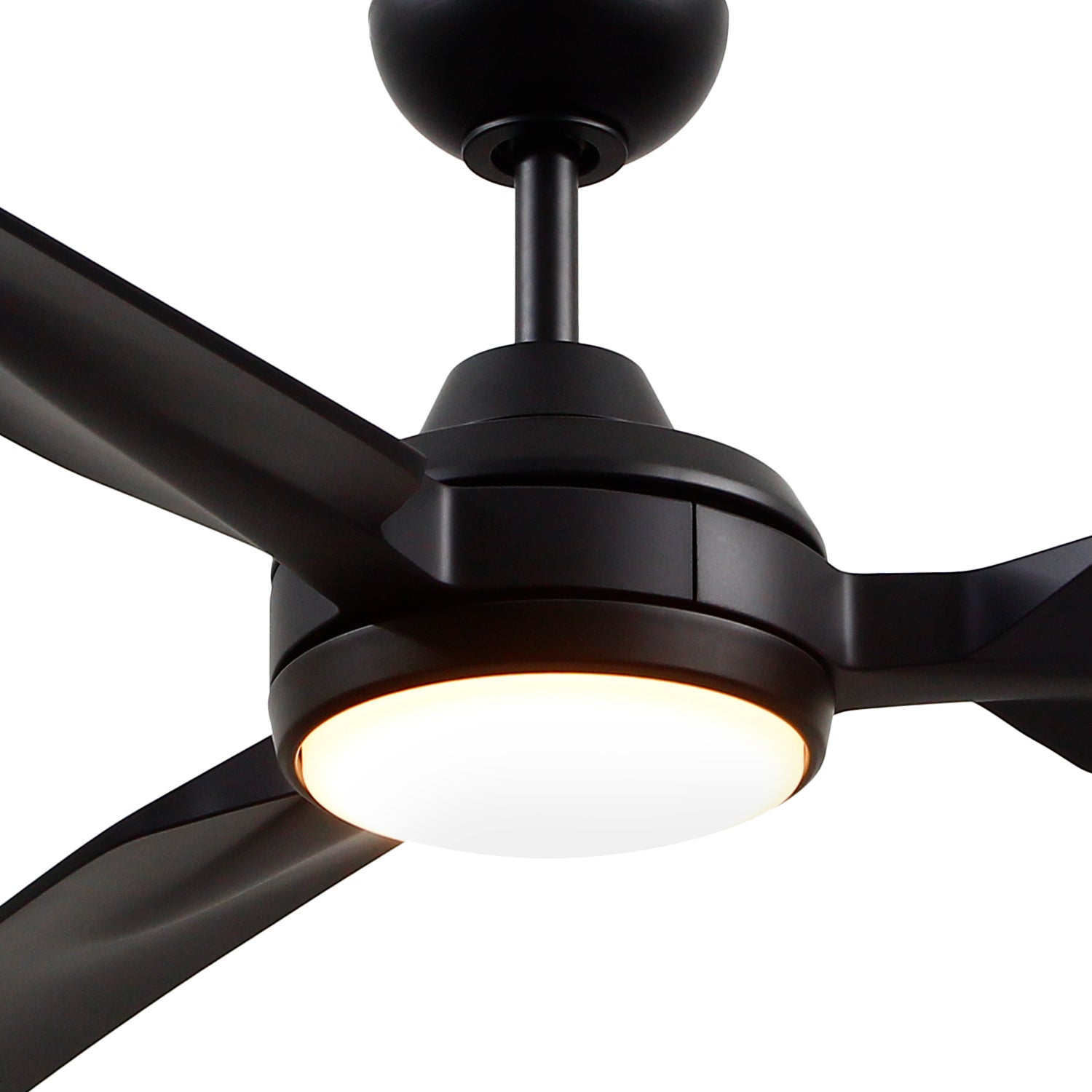 Fremont 60-in Matte Black LED Fans