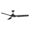 Fremont 60-in Matte Black LED Fans