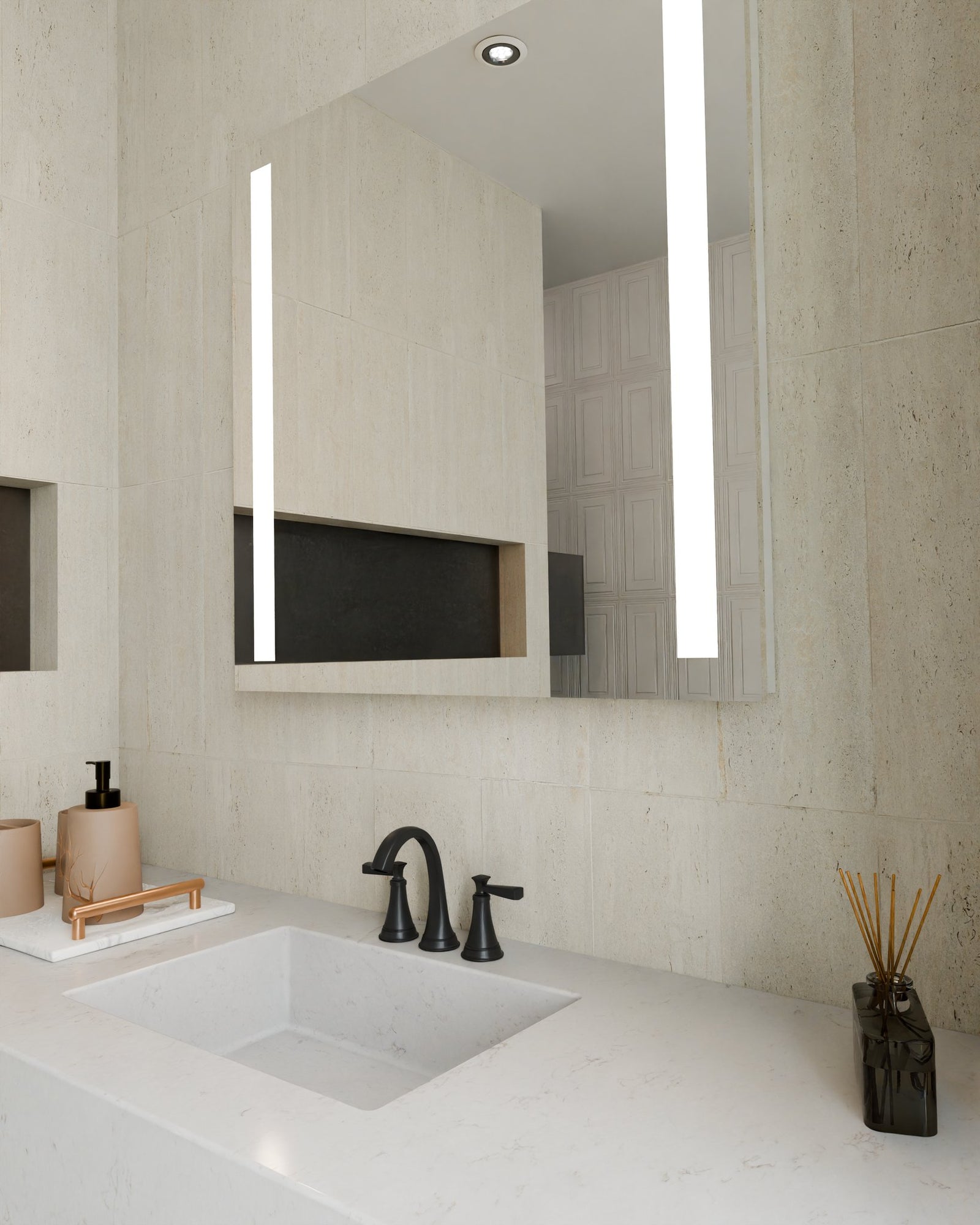 Fusion ™ 36 x 36 x 1.75 LED Lighted Mirror — View 3
