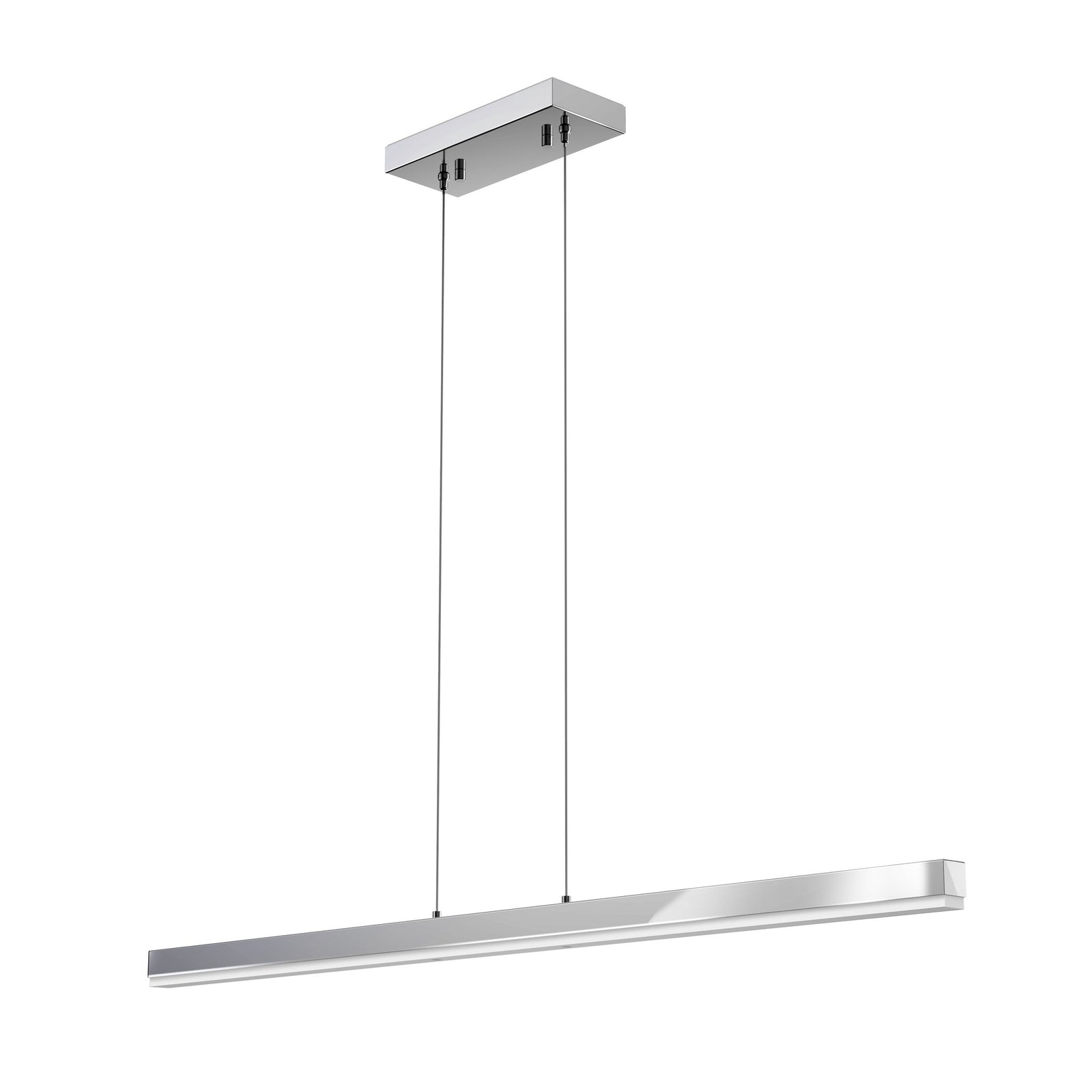 Float 48" Suspended Linear Pendant - Satin Nickel