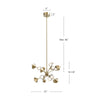 Geode 25-in Black LED Chandeliers