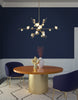 Geode 48-in Brushed Gold LED Chandeliers