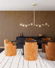 Geode 51-in Brushed Gold LED Linear Pendant