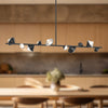 Geode 51-in Black LED Linear Pendant