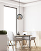 Gibraltar 12-in Black/Gold 1 Light Pendant