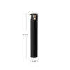 Glen 39-in Black LED Exterior Bollard
