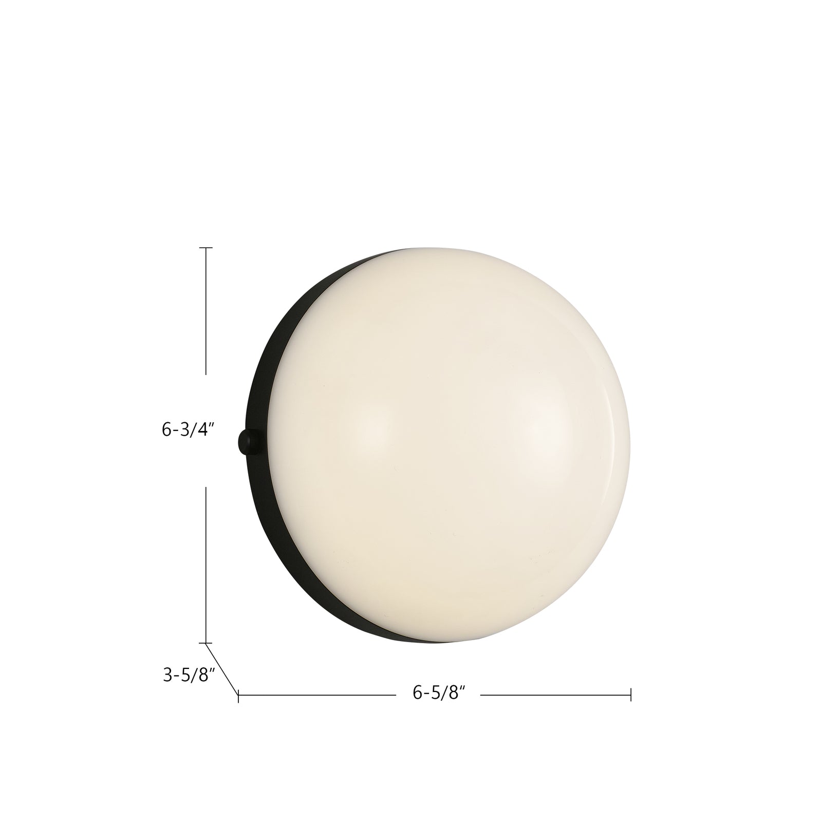 Globo 7-in Brushed Gold LED Wall/Vanity