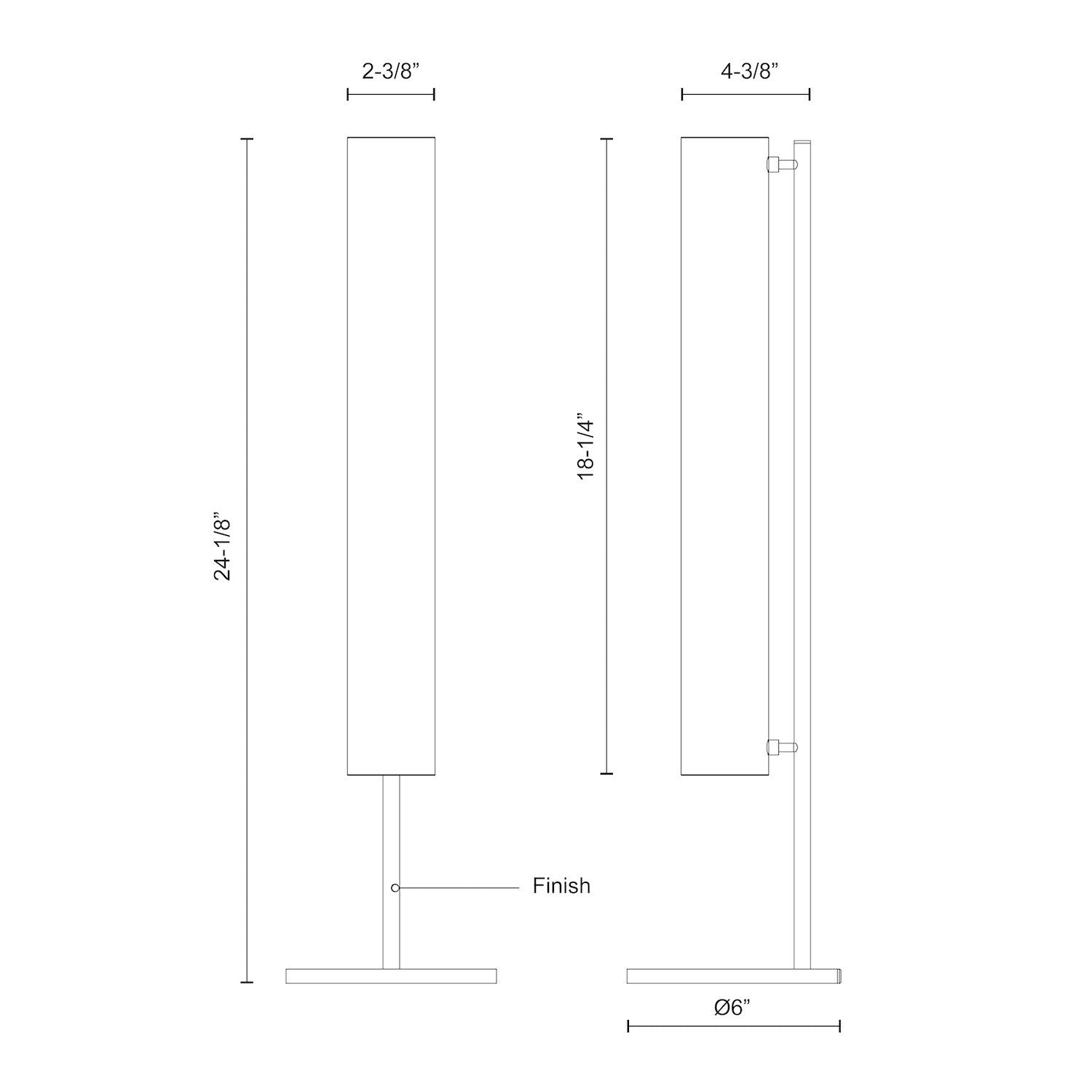 Gramercy Black LED Table Lamp
