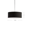 Gregory 15-in Black 3 Lights Pendant