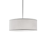 Gregory 15-in White 3 Lights Pendant