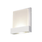 Guide 7-in White LED Wall Sconce