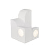 Gypsum 9-in White LED Table Lamp
