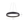 Halo 35-in White LED Pendant