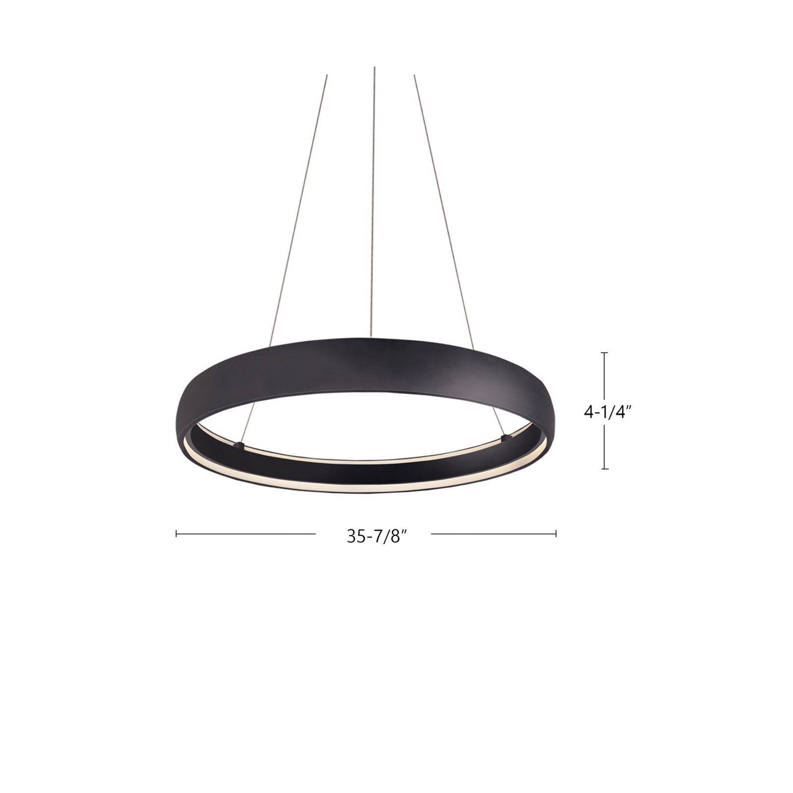 Halo 35-in White LED Pendant