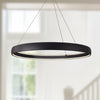 Halo 53-in Black LED Pendant