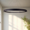 Halo 72-in Black LED Pendant