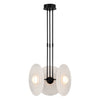 Harbour 18-in Urban Bronze/Glossy Opal LED Pendant