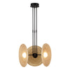 Harbour 18-in Urban Bronze/Woven LED Pendant