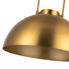 Harper 16-in Aged Gold 1 Light Pendant