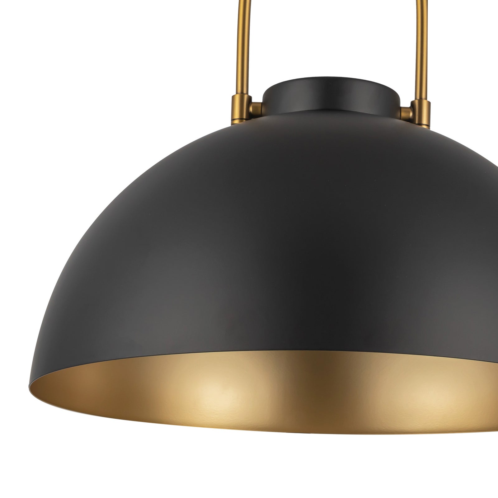 Harper 16-in Matte Black 1 Light Pendant