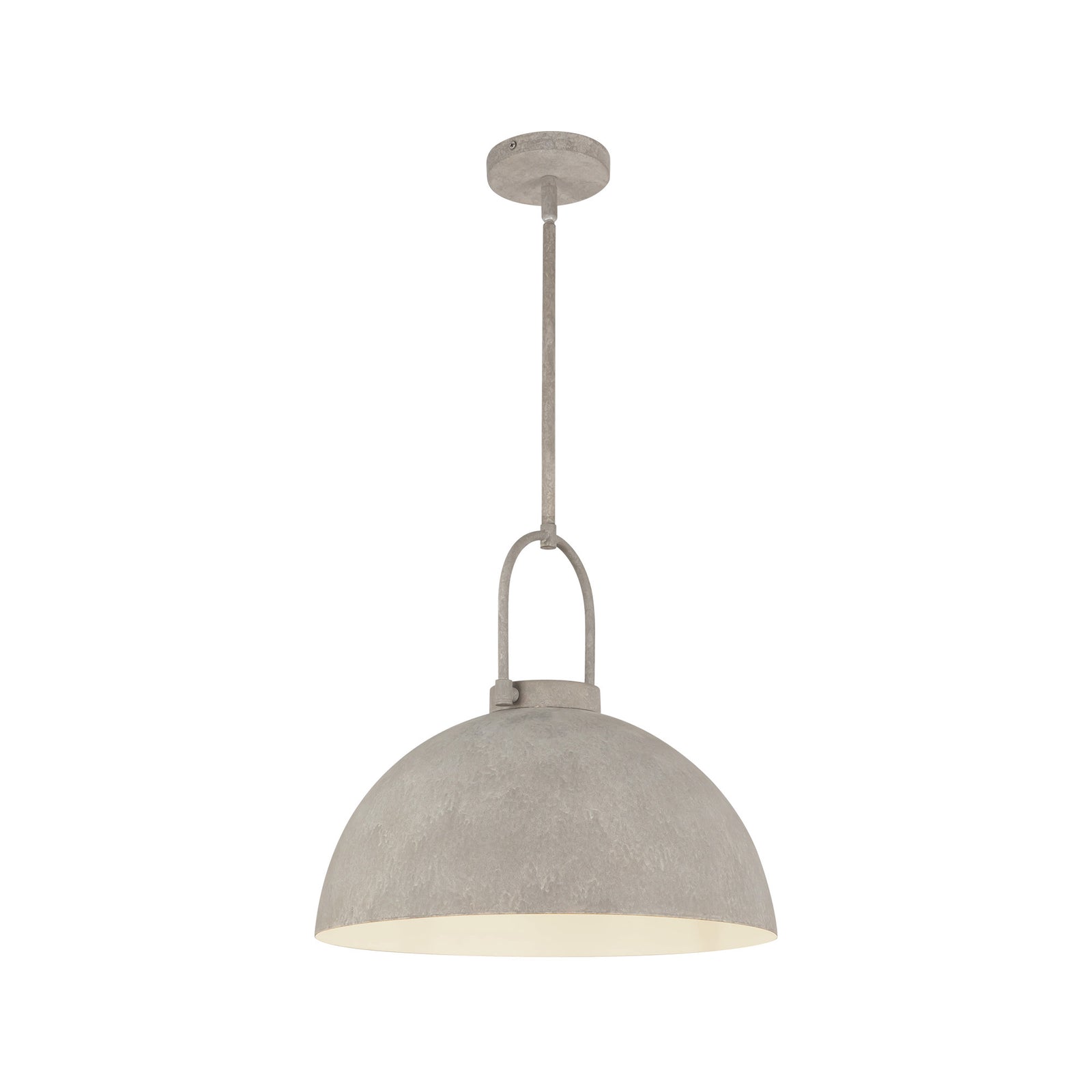Harper 16-in Steel Shade 1 Light Pendant