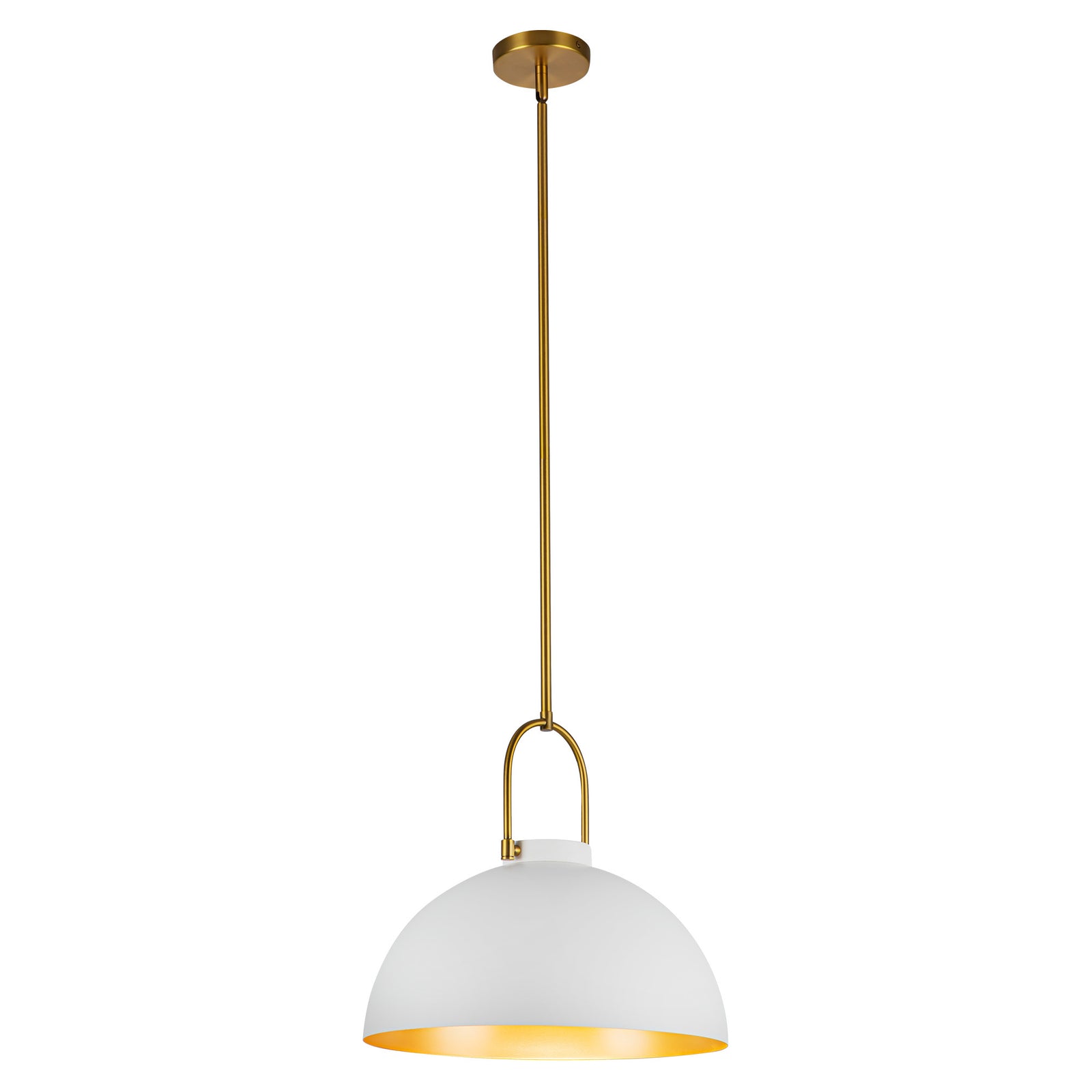 Harper 16-in White Socket Pendant