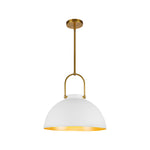 Harper 16-in White Socket Pendant