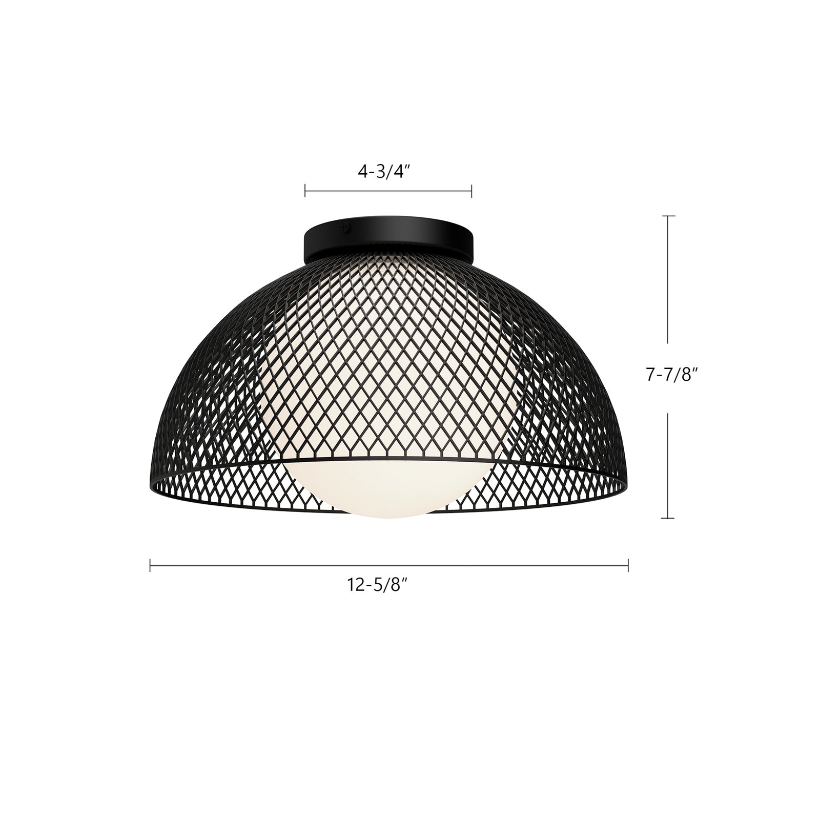 Haven 12-in Gold/Opal Matte Glass 1 Light Flush Mount