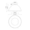 Haven 12-in Gold/Opal Matte Glass 1 Light Flush Mount