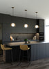 Haven 12-in Gold/Opal Matte Glass 1 Light Pendant