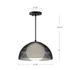 Haven 12-in Gold/Opal Matte Glass 1 Light Pendant