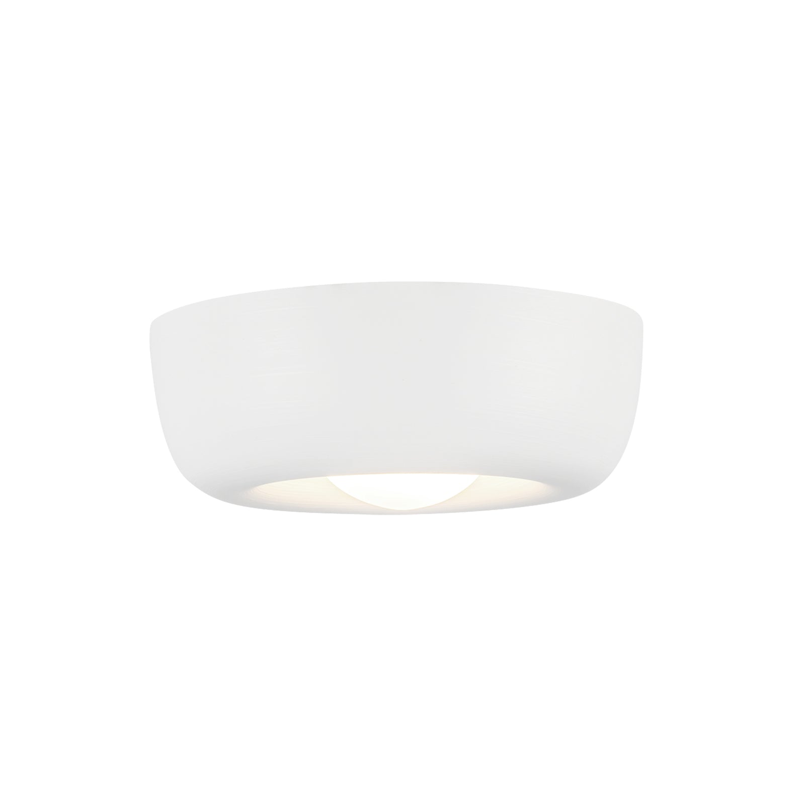 Hayden 6-in Antique White LED Flush Mount
