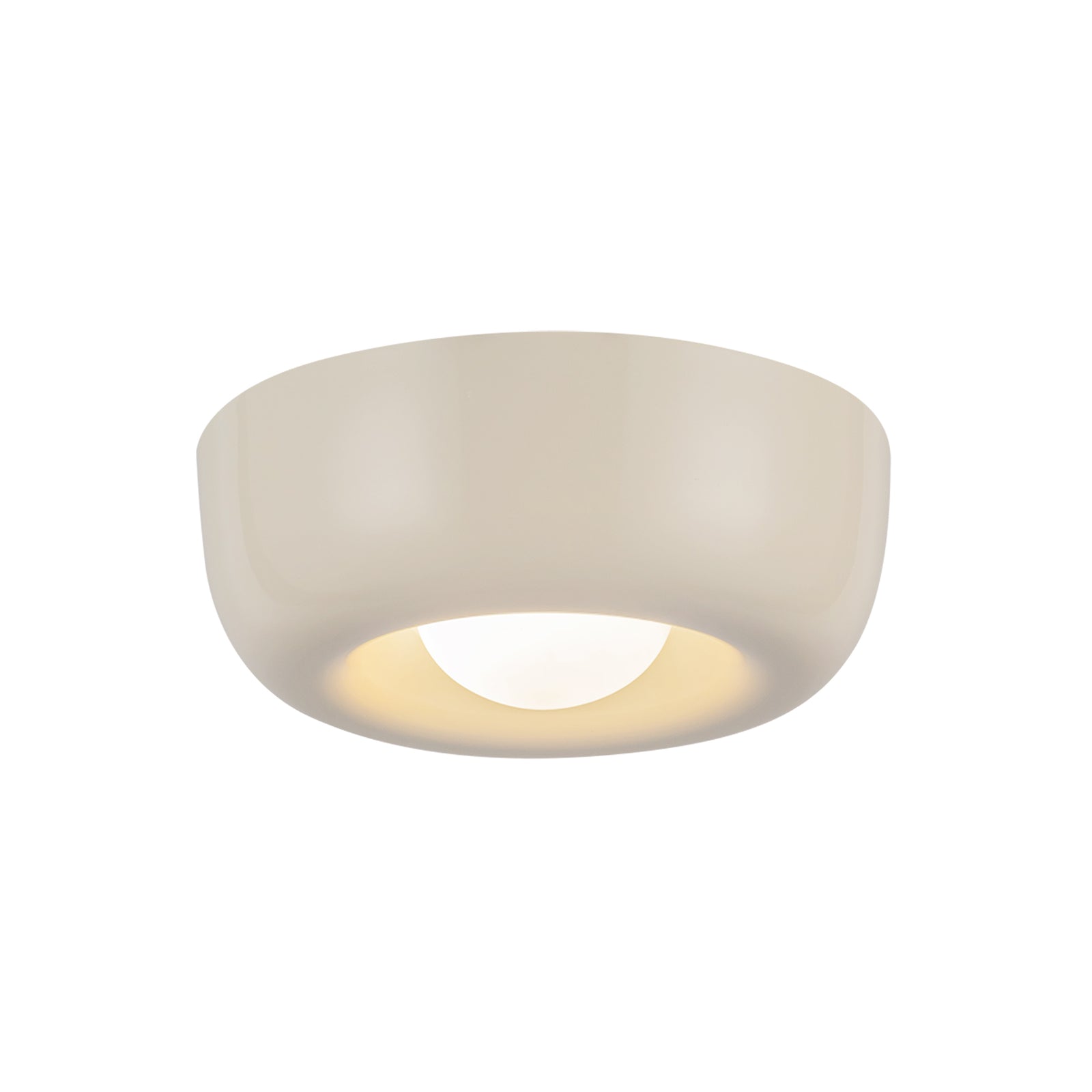 Hayden 6-in Pearl White LED Flush Mount