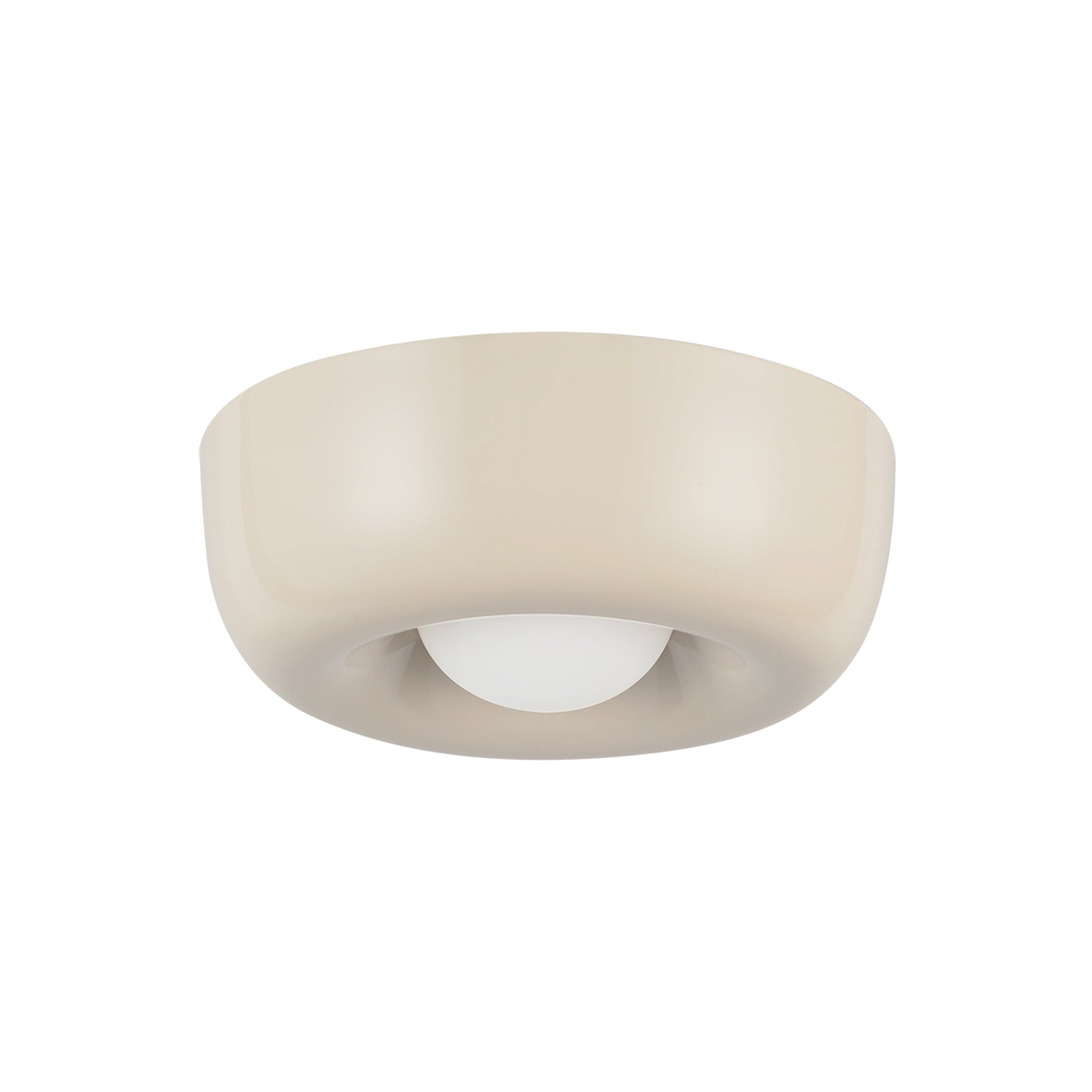 Hayden 6-in Pearl White LED Flush Mount