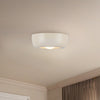 Hayden 6-in Pearl White LED Flush Mount