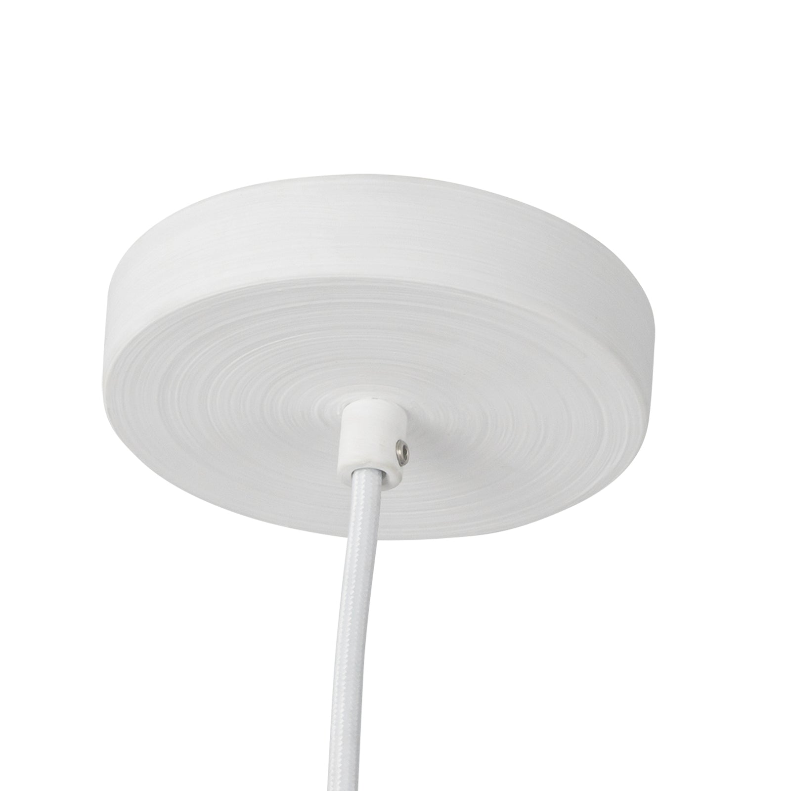 Hayden 7-in Antique White LED Pendant