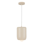 Hayden 7-in Pearl White LED Pendant