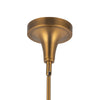 Hazel 10-in Aged Gold/Opal Matte Glass 1 Light Pendant