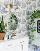 Hazel 26-in Aged Gold/Opal Matte Glass 3 Lights Vanity