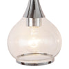 Hazel 26-in Chrome/Clear Glass 3 Lights Vanity