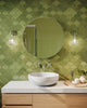 Hazel 6-in Chrome/Clear Glass 1 Light Wall/Vanity