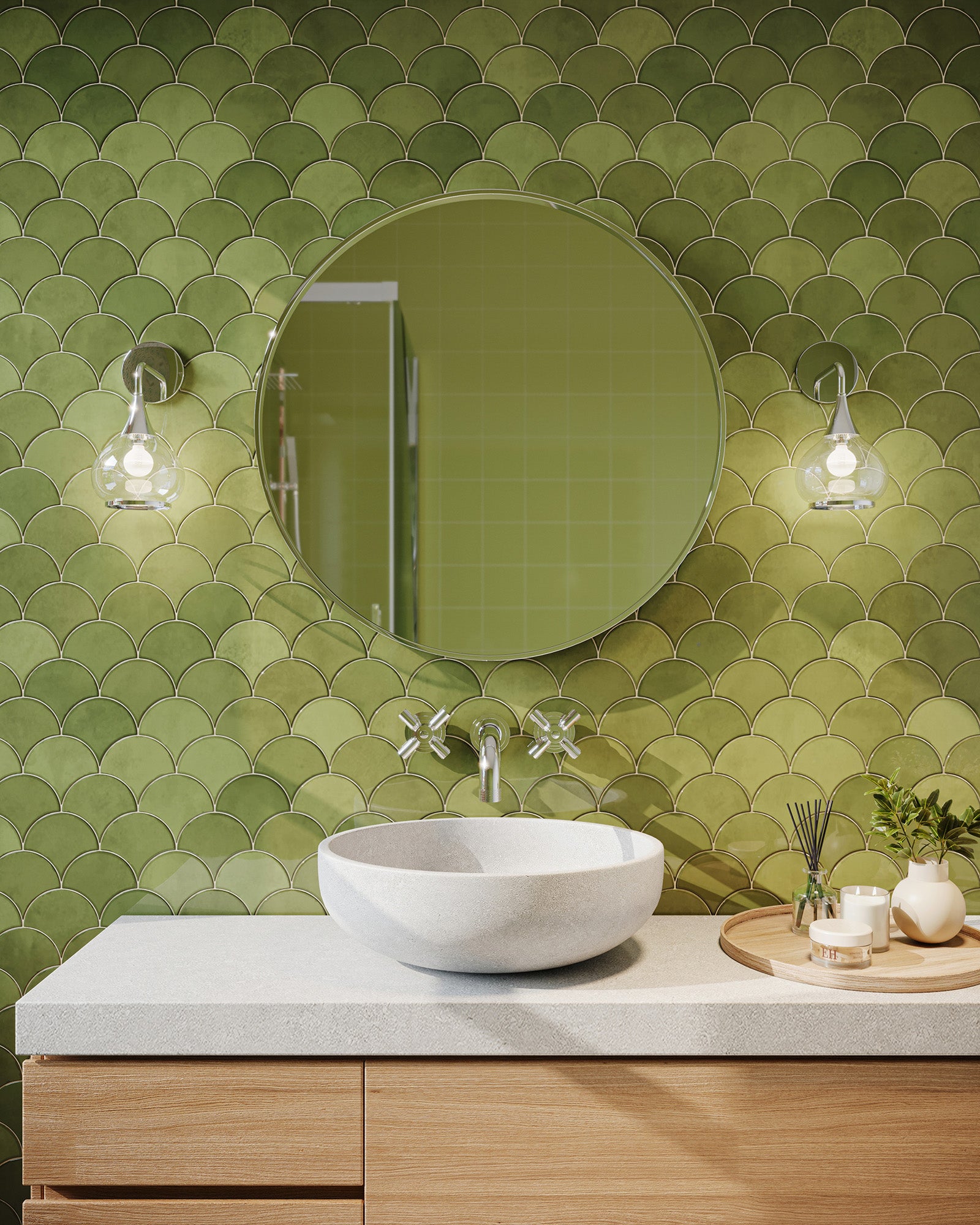 Hazel 6-in Chrome/Clear Glass 1 Light Wall/Vanity